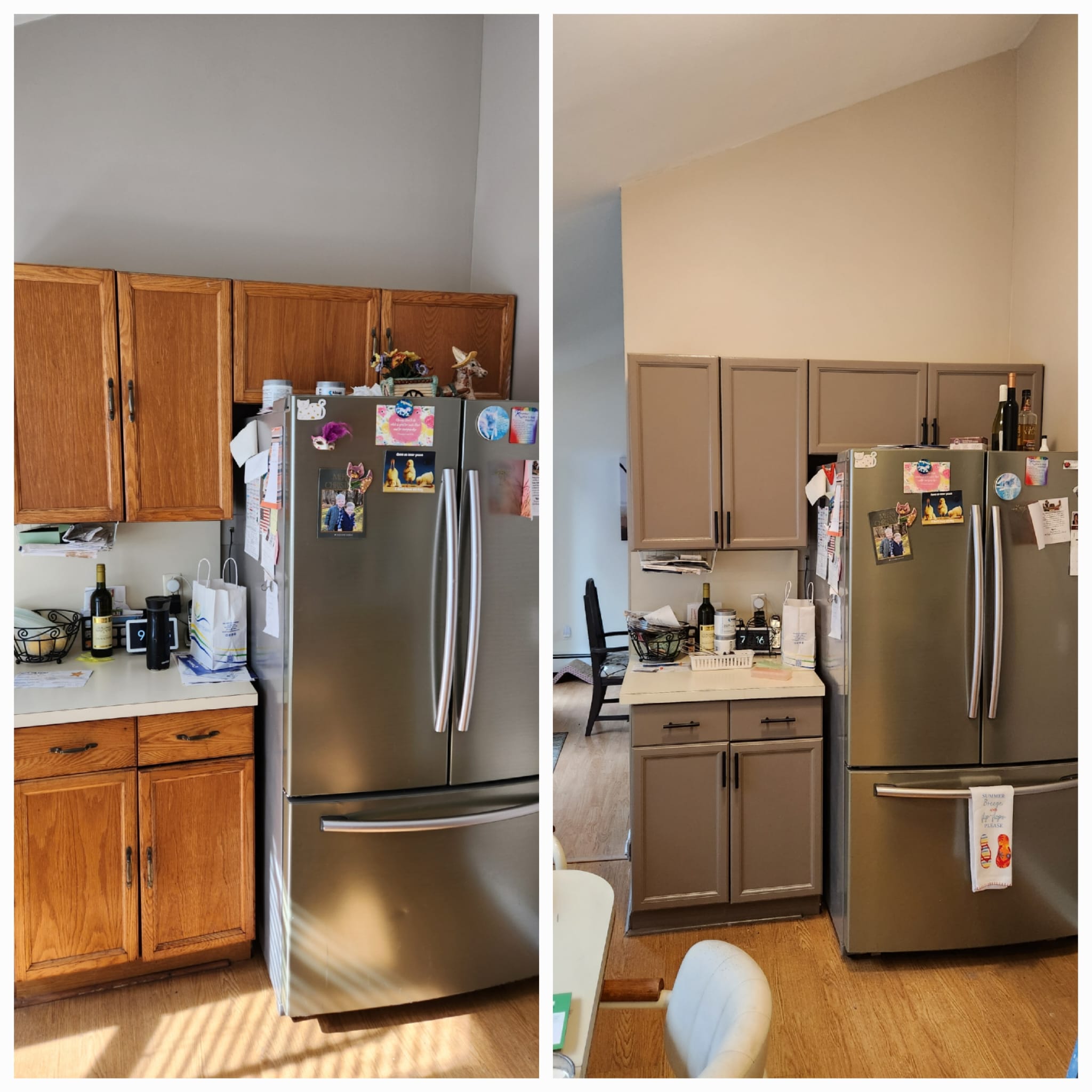 Cabinets painting project