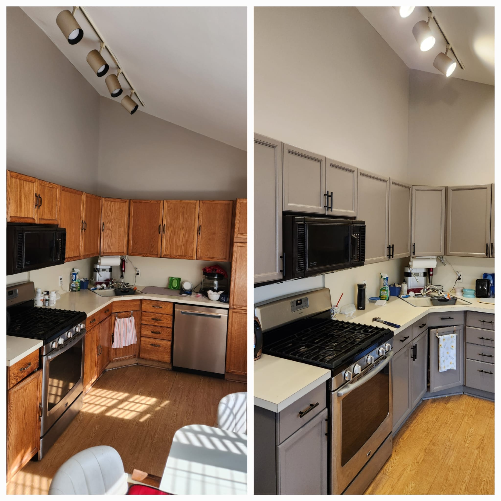 Cabinets painting project