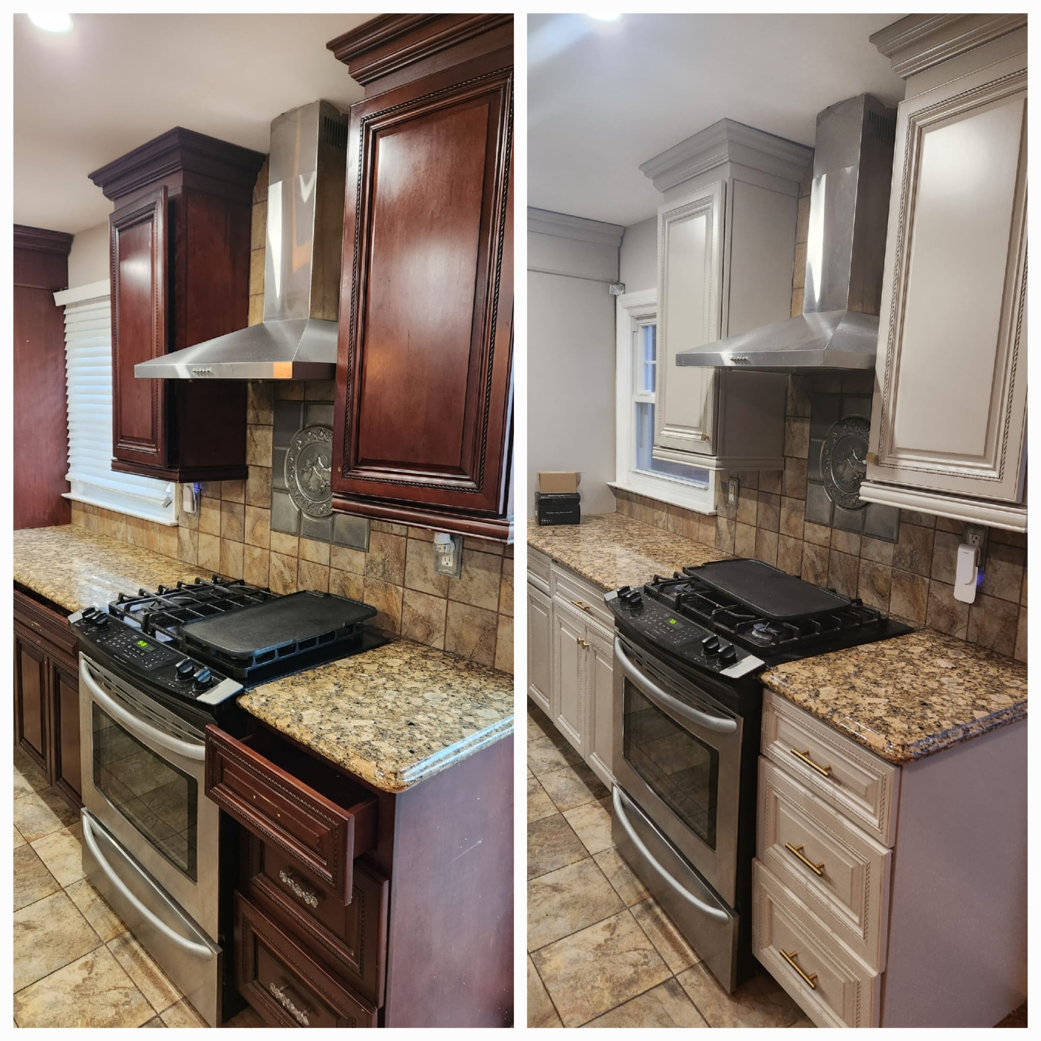 Cabinets painting project