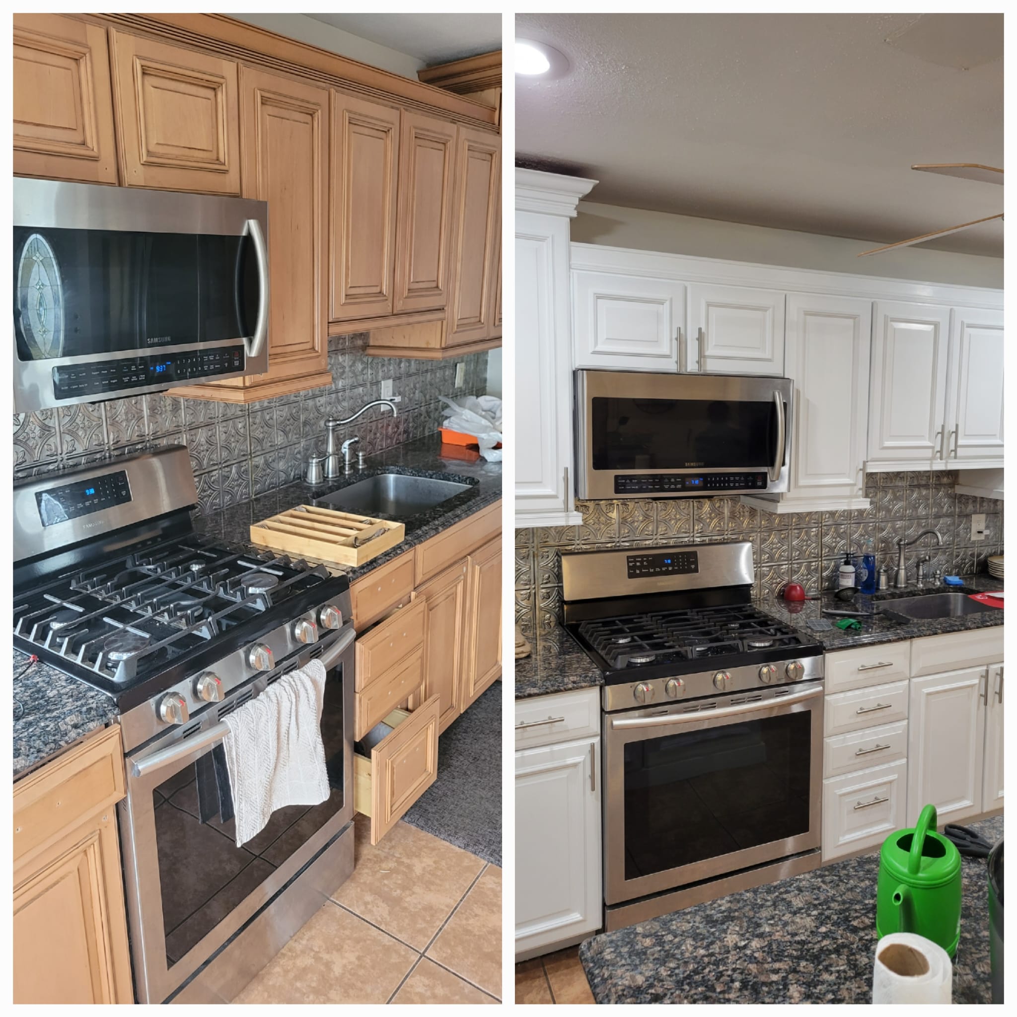 Cabinets painting project