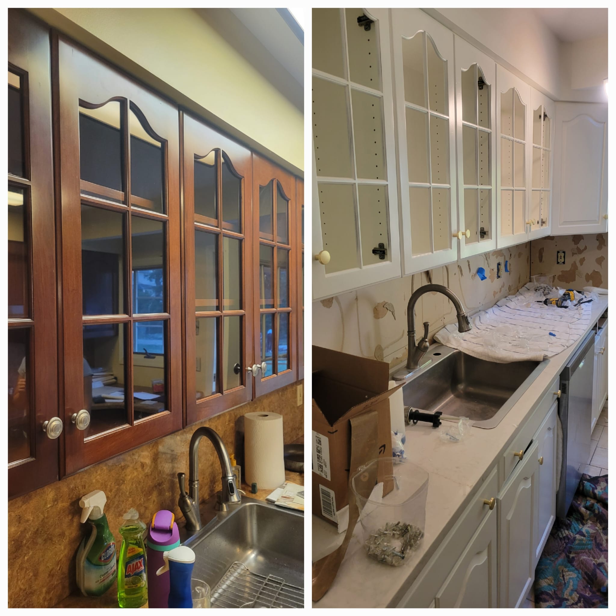 Cabinets painting project