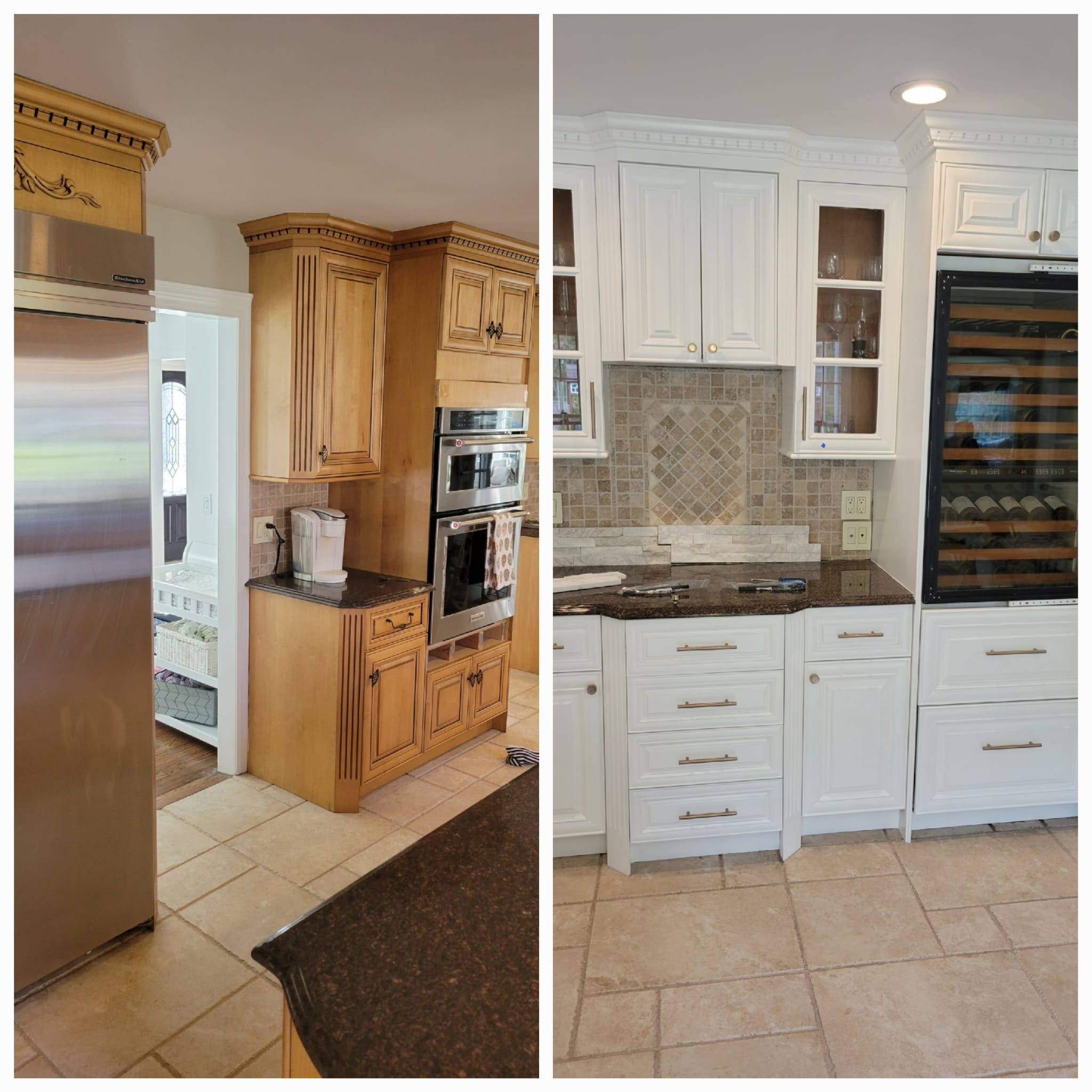 Cabinets painting project
